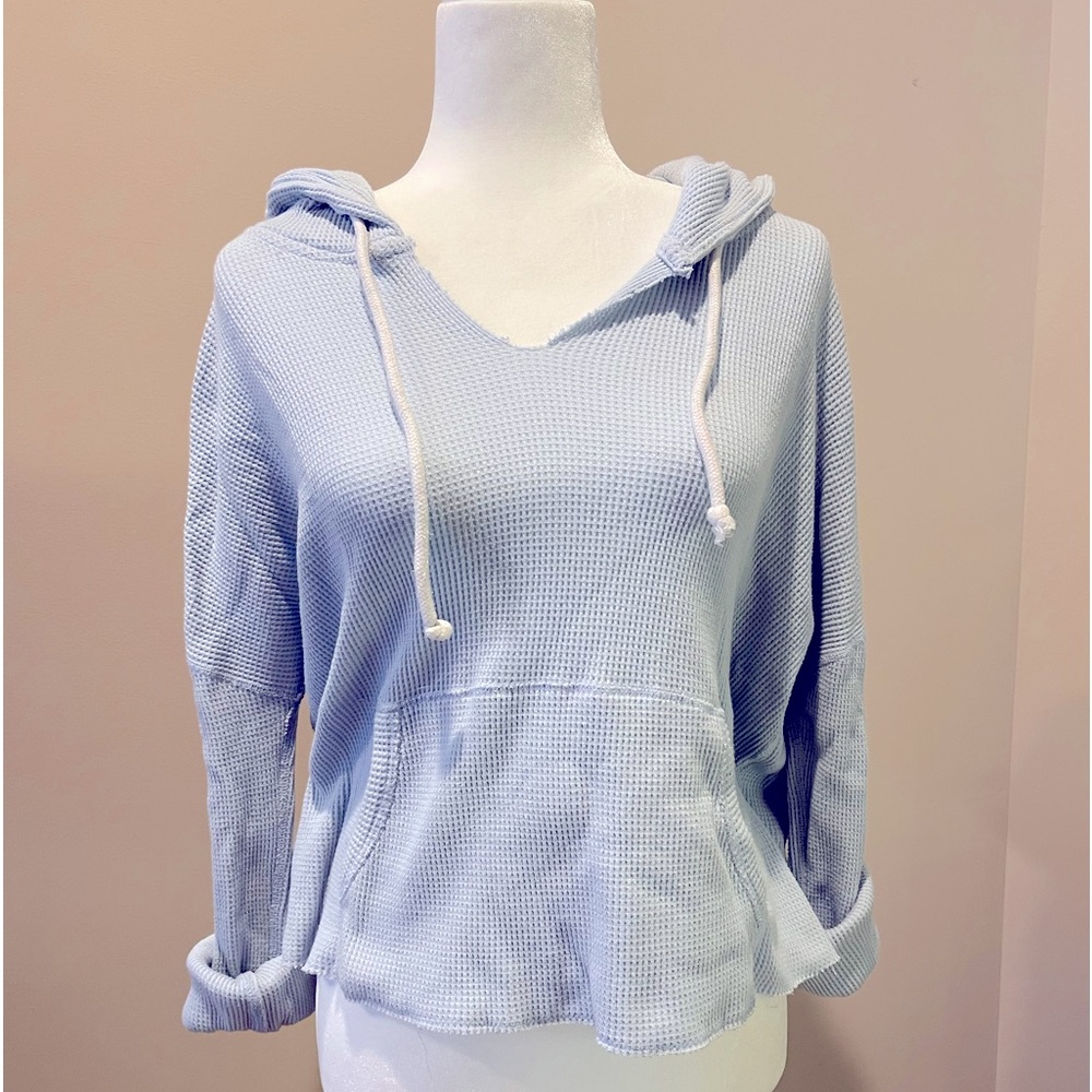 Abercrombie and Fitch waffle , cropped hoodie, Women’s size M